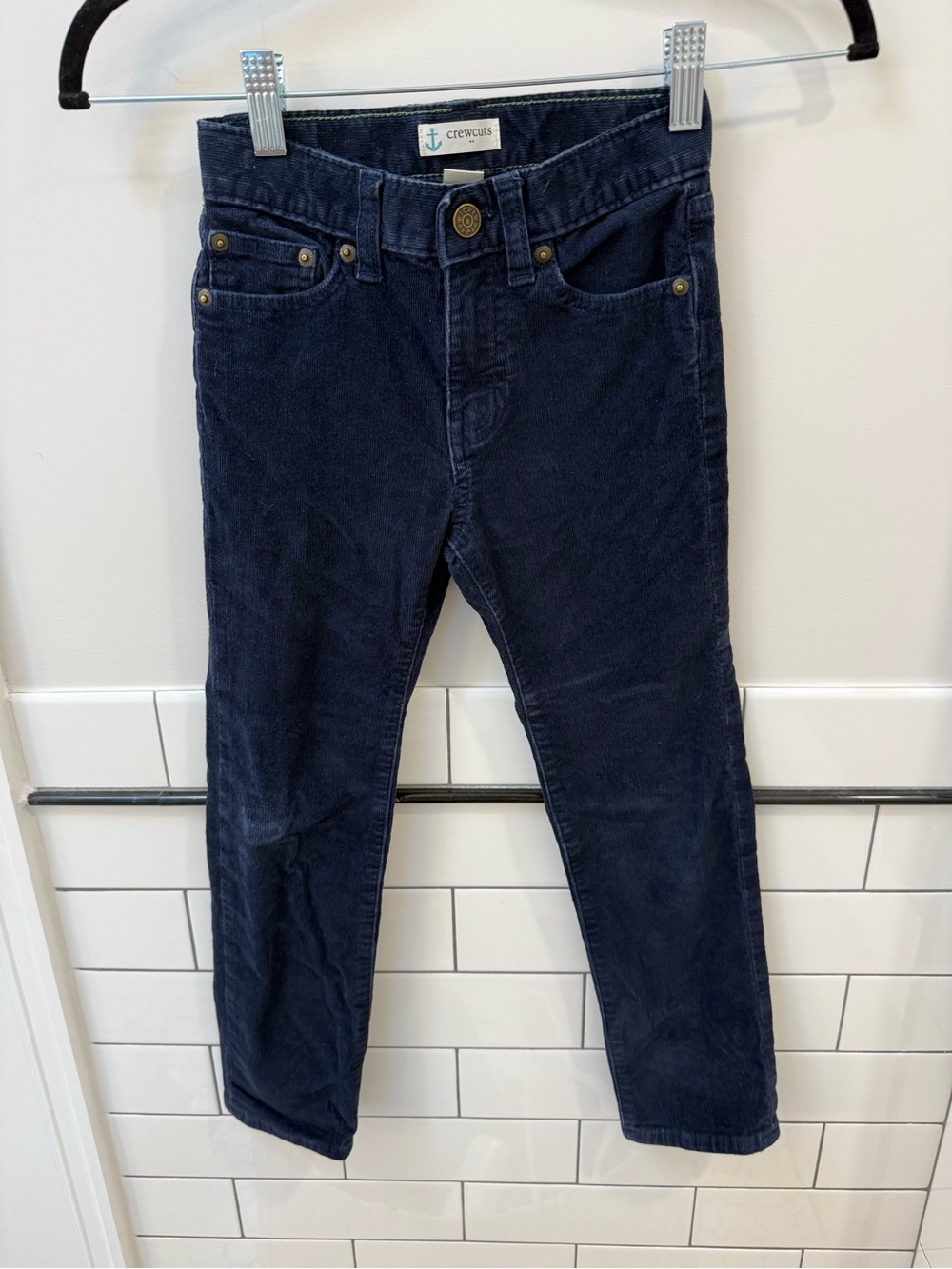 Crewcuts Dark Navy Corduroy Kids Pants